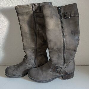 Faux leather BOOTS
